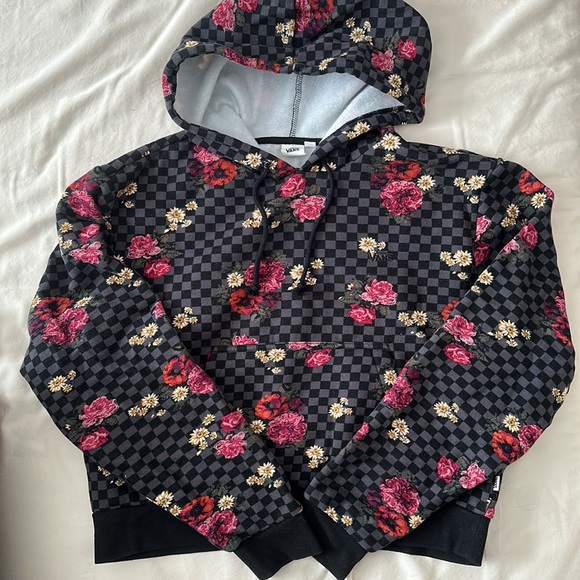 Vans Botanical Checkered Cropped Hoodie - Picture 8 of 8